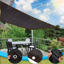 Load image into Gallery viewer, Black shade cloth sunblock mesh cover