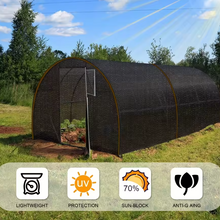 Load image into Gallery viewer, Black shade cloth sunblock mesh cover