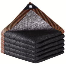 Load image into Gallery viewer, Black shade cloth sunblock mesh cover