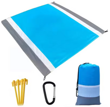 Load image into Gallery viewer, Oversized beach blanket – waterproof, sandproof picnic mat for 1–7 adults