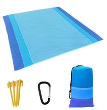 Load image into Gallery viewer, Oversized beach blanket – waterproof, sandproof picnic mat for 1–7 adults