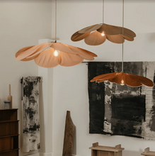 Load image into Gallery viewer, Vintage Floral Fabric Pendant Light for Living Room and Dining Space