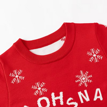 Load image into Gallery viewer, Cozy Knit Sweater for Boys, Cartoon Winter Pullover with Round Neck and Long Sleeves