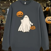 Load image into Gallery viewer, Men’s 3D Halloween Print Round Neck Hoodie
