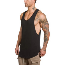 Load image into Gallery viewer, Men's Cotton Breathable Sleeveless Training Tank Top