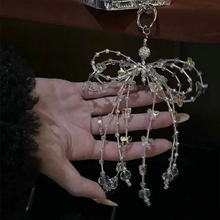 Load image into Gallery viewer, Big Bow Pendant Bag and Phone Charm Keychain