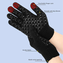 Load image into Gallery viewer, Heated Winter Gloves with USB Recharge, Touchscreen Compatibility and Non‑Slip Grip