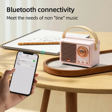 Load image into Gallery viewer, Vintage-Style Wireless Bluetooth Speaker with Subwoofer