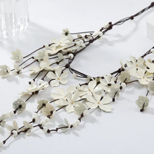Load image into Gallery viewer, Elegant Multi Layer Waterfall White Flower Tassel Necklace for Women