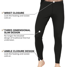 Load image into Gallery viewer, Men's Fleece Lined Thermal Underwear Set Winter Base Layer Top and Bottom