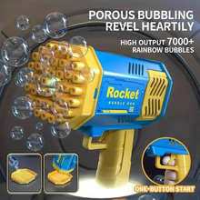 Load image into Gallery viewer, Bubble Handheld Bubble Machine - 40-Hole LED Bubble Gun Set for Kids & Adults
