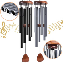 Load image into Gallery viewer, Enchanting Aluminum & Wood Garden Wind Chimes