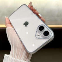 Load image into Gallery viewer, Luxury Glitter Shockproof Clear Tempered Glass Case with Lens Protection