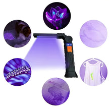 Load image into Gallery viewer, USB Rechargeable Handheld UV Light for Resin Curing, Foldable Portable Lamp for DIY Crafting