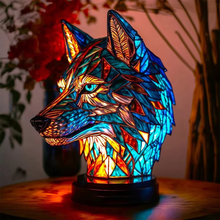 Load image into Gallery viewer, Glass Lamp with Animal Patterns for Artistic Ambiance