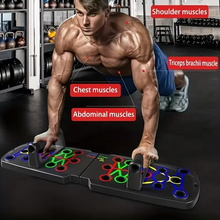 Load image into Gallery viewer, Portable Foldable Push-Up Board for Full-Body Strength Training