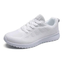 Load image into Gallery viewer, Women's Lace-Up Mesh Sneakers for Everyday Comfort and Breathable Walking