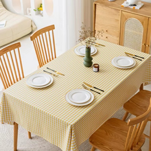 Load image into Gallery viewer, Classic Checkered Tablecloth for Kitchen, Weddings, Holidays, and Outdoor Picnics