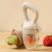 Load image into Gallery viewer, Silicone Baby Fruit Feeder and Teething Pacifier with Protective Cover
