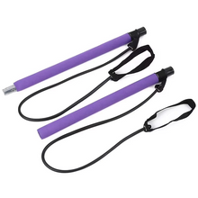 Load image into Gallery viewer, Portable Pilates Bar Kit with Resistance Bands for Full Body Home Workouts