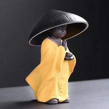 Load image into Gallery viewer, Ceramic Little Monk Tea Strainer for Tea Ceremony and Home Décor
