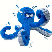 Load image into Gallery viewer, Durable Octopus Squeaky Plush Toy for Pets