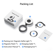 Load image into Gallery viewer, Mini Magnetic Selfie Ring Light - Pocket Clip-On LED Light
