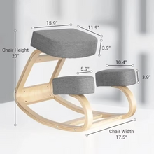 Load image into Gallery viewer, Ergonomic Kneeling Chair - Posture-Enhancing Office & Study Solution