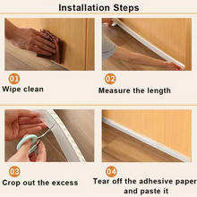 Load image into Gallery viewer, 16.4 Ft Transparent Self-Adhesive Door Weatherstrip