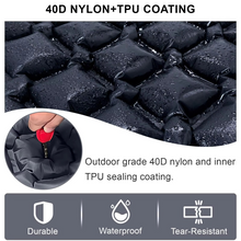 Load image into Gallery viewer, Ultra-Comfort Inflatable Camping Mattress with Integrated Pillow and Pump