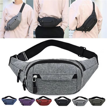 Load image into Gallery viewer, Unisex Waterproof Canvas Waist and Crossbody Bag for Outdoor Sports
