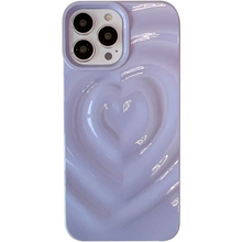 Load image into Gallery viewer, Retro Folds 3D Love Heart iPhone Case