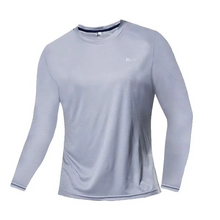 Load image into Gallery viewer, Mens Breathable Dry Fit Sports Training Top with Seven Sleeve Length