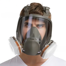 Load image into Gallery viewer, Comprehensive Full Face Respirator Safety Gas Mask with Anti-Fog Protection