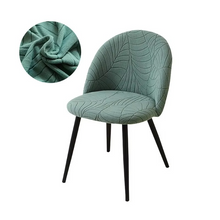 Load image into Gallery viewer, Elastic Velvet Chair Covers - Stretch Low Back Slipcovers for Dining and Makeup Chairs