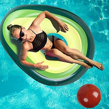 Load image into Gallery viewer, Inflatable Avocado Pool Float with Detachable Ball