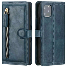 Load image into Gallery viewer, Premium Leather iPhone Flip Wallet & Stand Case