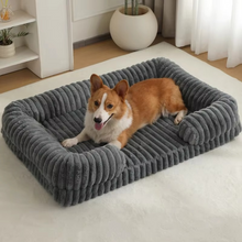 Load image into Gallery viewer, Calming Orthopedic Memory Foam Dog Sofa Bed with Removable Waterproof Cover