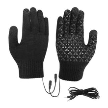 Load image into Gallery viewer, Heated Winter Gloves with USB Recharge, Touchscreen Compatibility and Non‑Slip Grip
