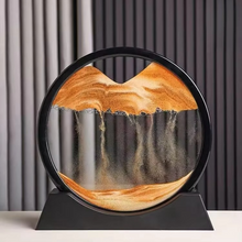 Load image into Gallery viewer, 3D Moving Sand Art Picture Round Glass Deep Sea Hourglass Sandscape