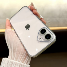 Load image into Gallery viewer, Luxury Glitter Shockproof Clear Tempered Glass Case with Lens Protection