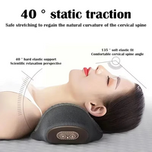 Load image into Gallery viewer, Rechargeable Heated Neck Massage Pillow with Cervical Support and Vibration
