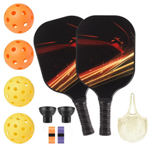 Load image into Gallery viewer, USAPA Approved Graphite Pickleball Paddle Set for Outdoor Play