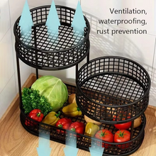 Load image into Gallery viewer, Stackable Multi‑Layer Fruit and Vegetable Tray for Kitchen and Dining Table