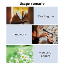 Load image into Gallery viewer, LED Illuminated Hands-Free Magnifying Glass with 5X Switchable Lens
