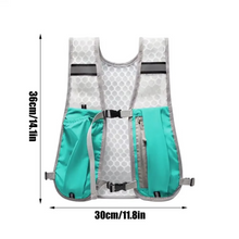 Load image into Gallery viewer, Running Hydration Vest With Reflective Strips And Breathable Mesh Design