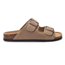 Load image into Gallery viewer, Unisex Cork Footbed Adjustable Buckle Sandals with Arch Support
