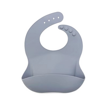 Load image into Gallery viewer, Soft Silicone Waterproof Baby Bib with Cute Print and Adjustable Fit