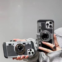 Load image into Gallery viewer, 3D Retro Camera Crossbody Phone Case With Lanyard