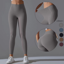 Load image into Gallery viewer, High Waist Yoga Leggings, Squat Proof Tummy Control Workout Pants for Gym, Running, and Cycling